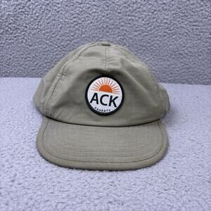 Faherty Hat Cap Snapback Adjustable Green ACK Patch Logo Packable Nantucket